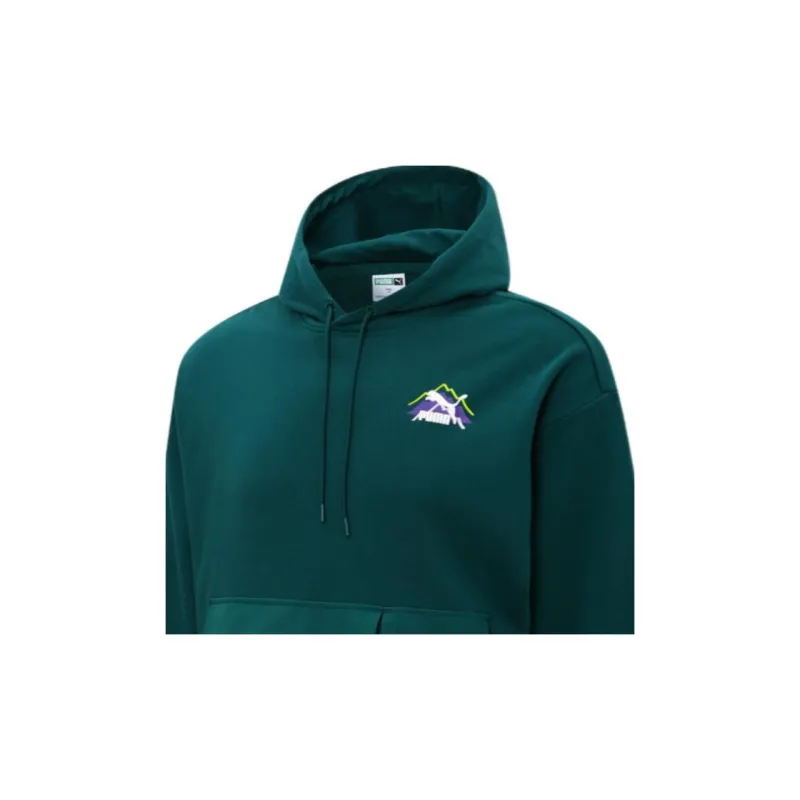 PUMA Sweatshirts Men Green-2