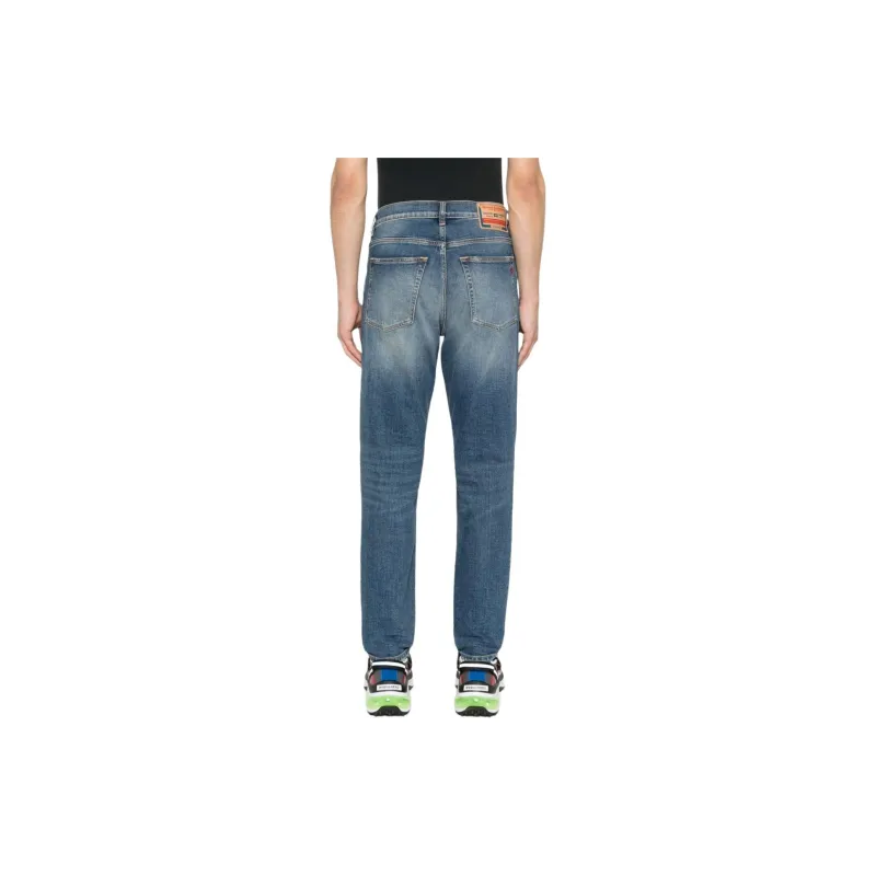 DIESEL 2005 D Fining 09h45 Distressed Tapered Leg Jeans-2