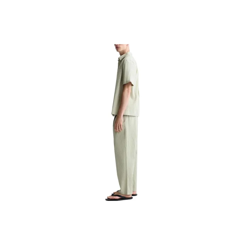 ZARA Shirts Men Light Green-4