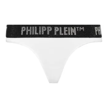 PHILIPP PLEIN Logo-embellished Cotton Thong