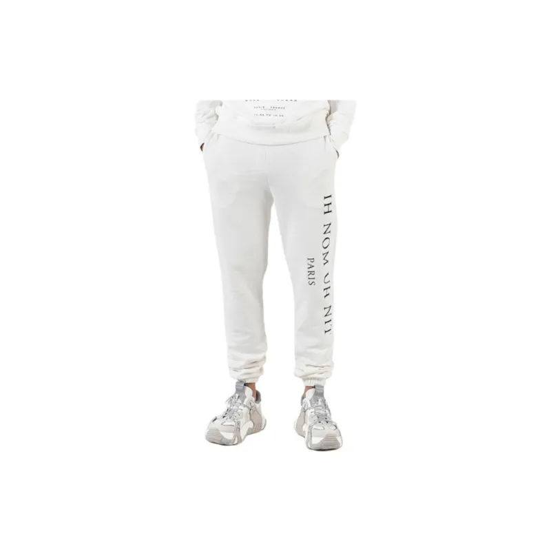 IH NOM UH NIT Casual Pants Men's White-4