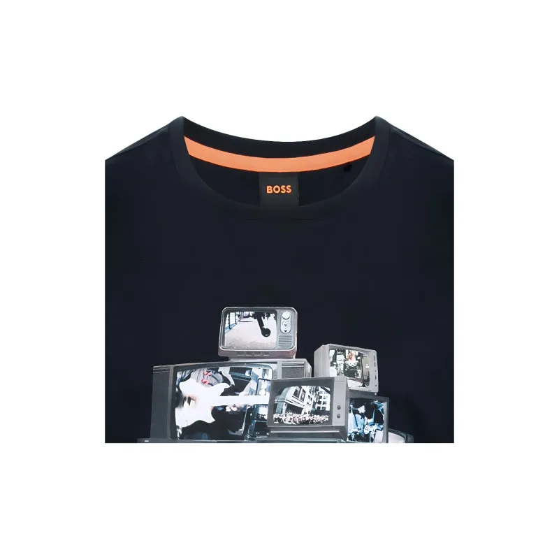HUGO BOSS SS24 T Shirt Men's Blue-5