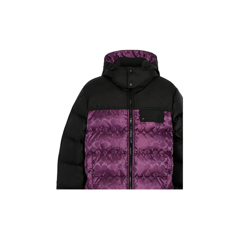 COACH FW22 Down Jacket Men's Purple-2