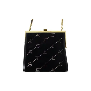 Stella McCartney Cotton Crossbody Bag, Shoulder Bag Mini Women's Black