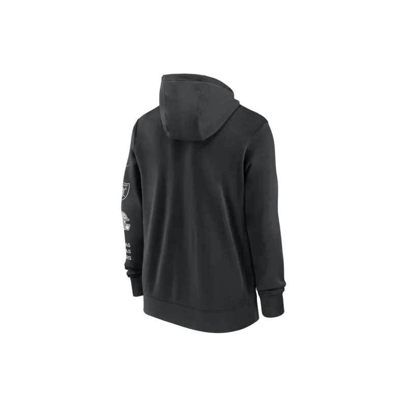 Nike Las Vegas Raiders Club Men's Nike Nfl Full Zip Hoodie-1