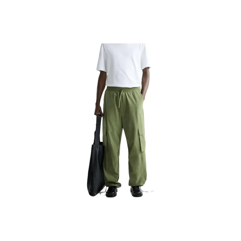 ZARA Cargo Pants Men's Dark Khaki-2