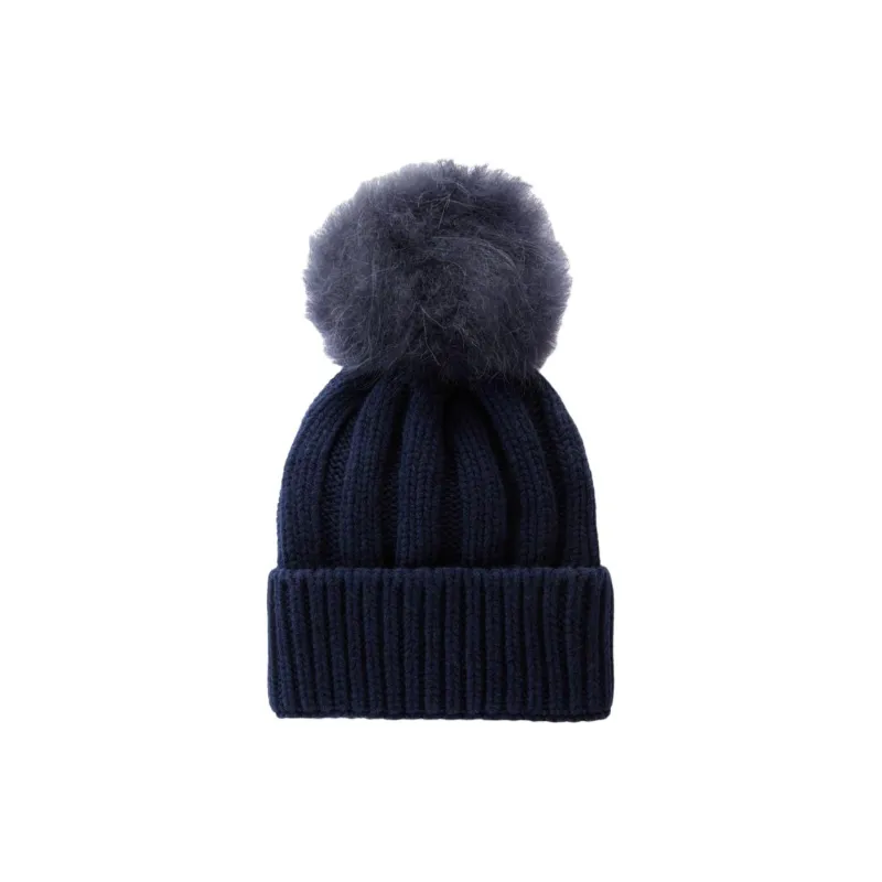 WOOLRICH Pompom detail Beanie-1