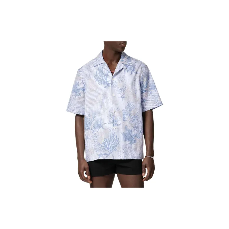 VERSACE Barocco Sea Printed Short Sleeved Shirt-2