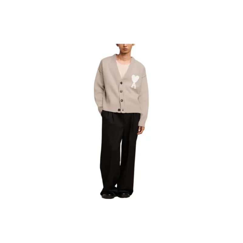 AMIPARIS Ami De Coeur Wool Cardigan-1
