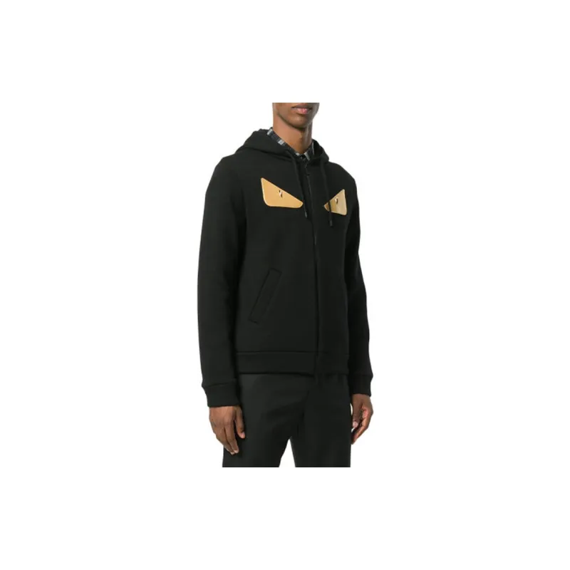 FENDI Sweatshirts Men Black-3