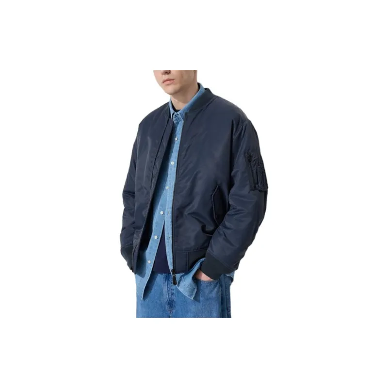UNIQLO Puffer Jacket Unisex Navy Blue-2