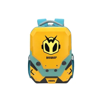 ! YOVELA Bumblebee Co branded PC And Polyester Backpack Kids' Cyan/Yellow