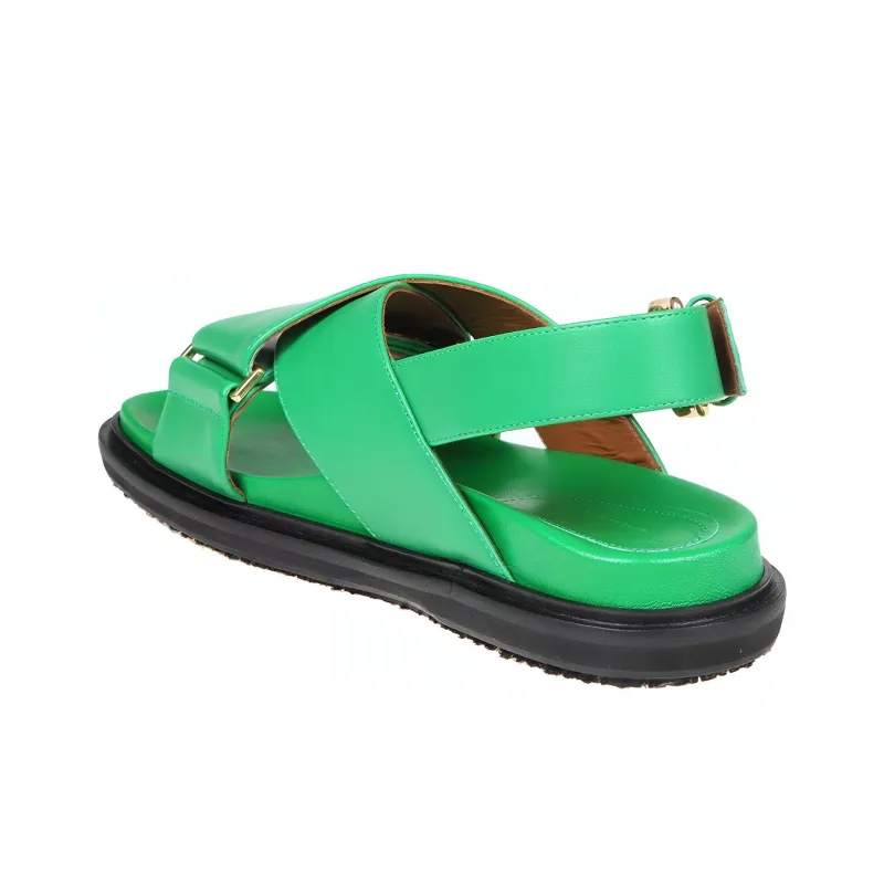 MARNI Fussbett Cross-strap Slingback Sandals-4