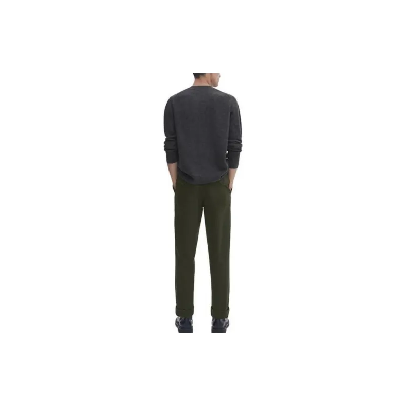 Massimo Dutti Cashmere Sweaters Men Dark Gray-4