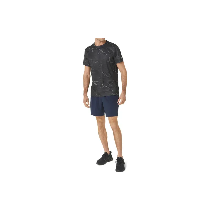 Asics SUMINAGASHI MOTIF T-Shirts Men Graphite Gray-2
