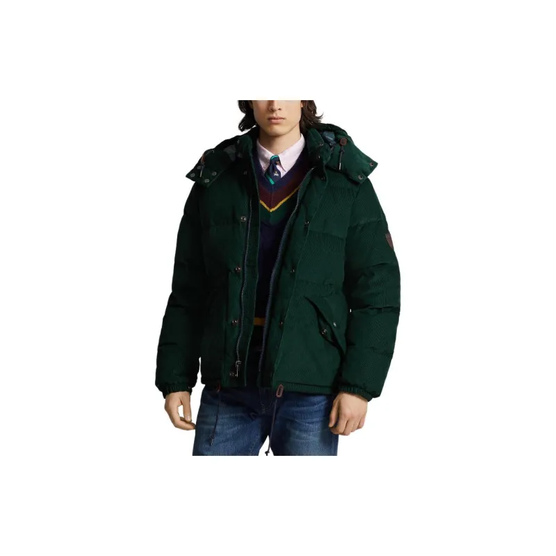 Polo Ralph Lauren SS24 Down Jacket Men's Preppy Green-3
