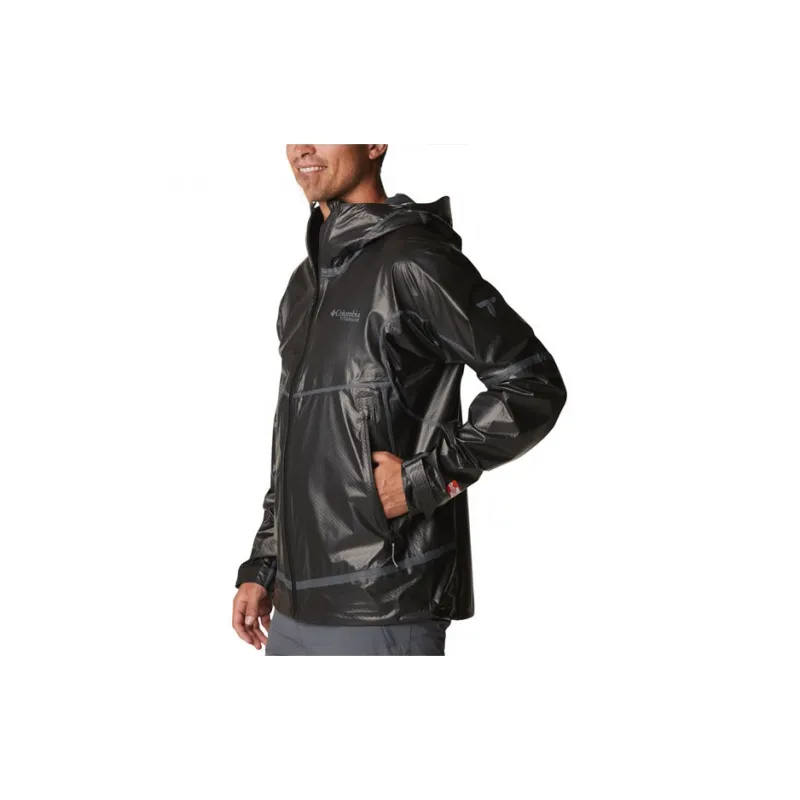 Columbia Windbreaker Jacket Men's Black-3