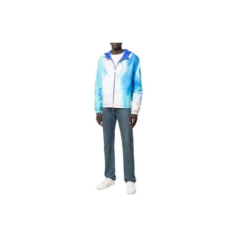 FENDI Jackets Men Blue-1
