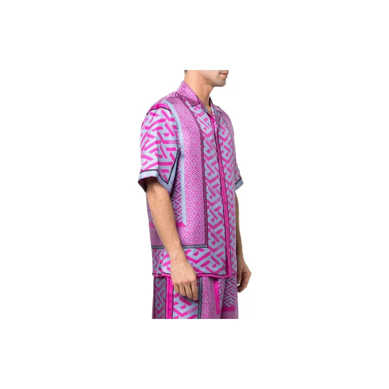VERSACE Shirts Men Purple-3