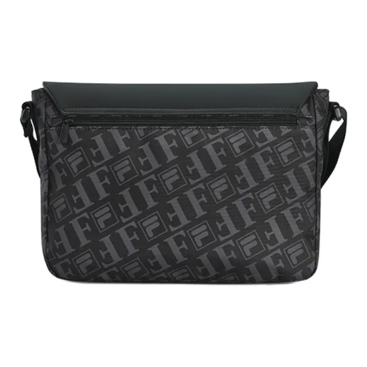 FILA Fabric Crossbody Bag, Shoulder Bag Regular XS Men's Jet Black-3