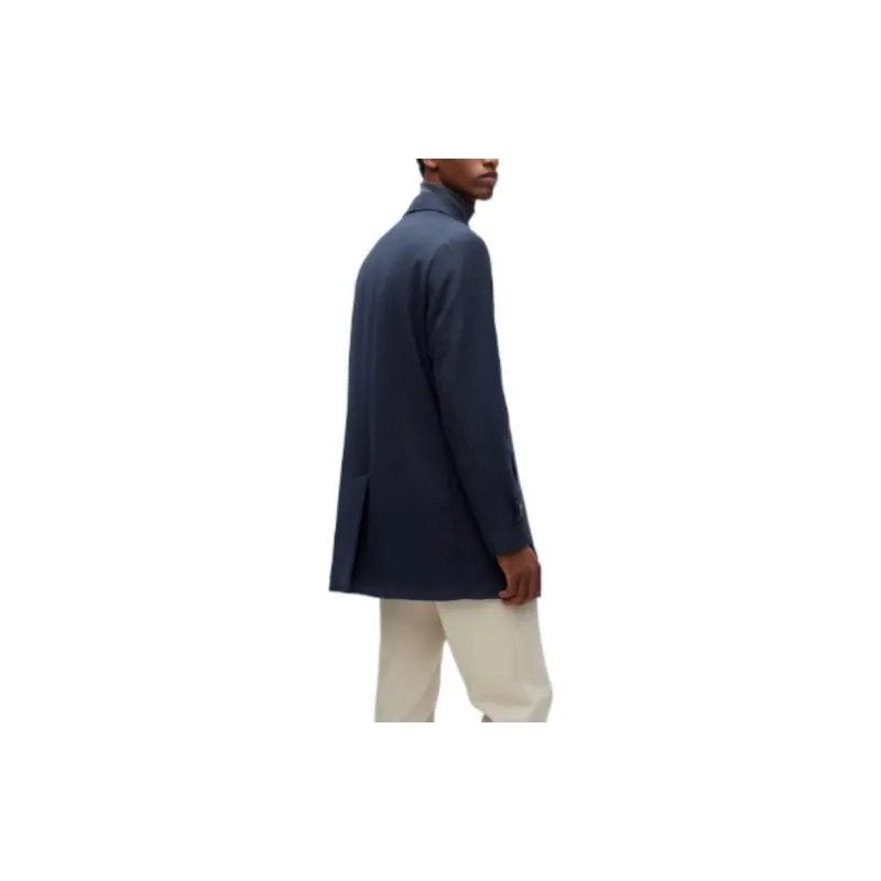 HUGO BOSS Coats Men Dark Blue-2