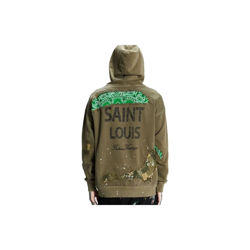 SSSAINT LOUIS Sweatshirt Unisex Green-1