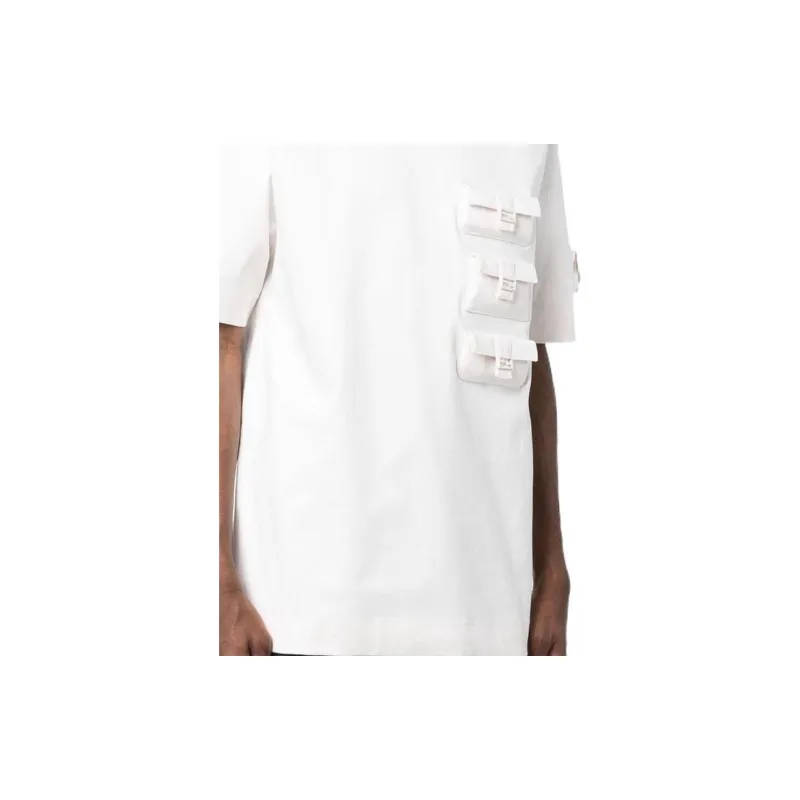 FENDI T Shirts Men White-5