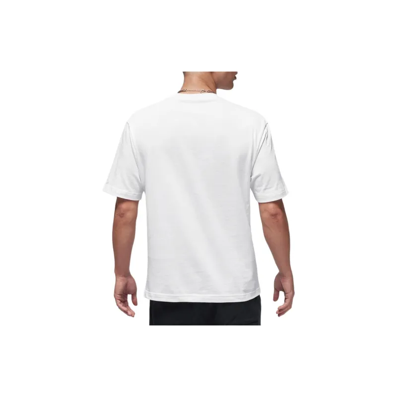Jordan T Shirts Men White-4