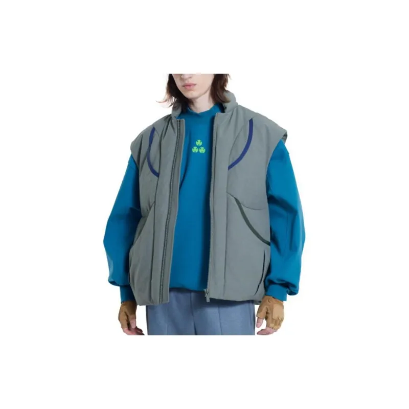 A. A. Spectrum Seekers Mock-neck Padded Waistcoat-1