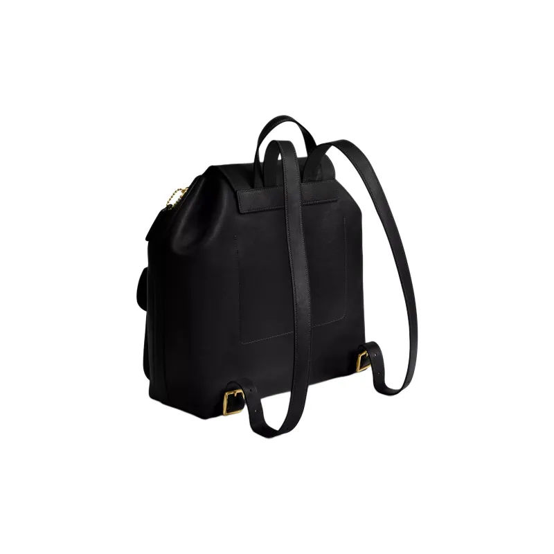COACH Crosby Grain Leather Backpack Tubas Women's Black-1