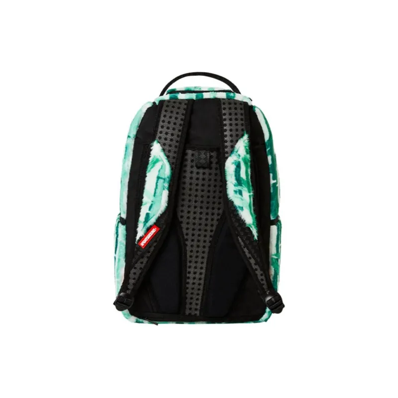 SPRAYGROUND Polyester Backpack Large Size Unisex Lake Green/Orange/Burgundy-2