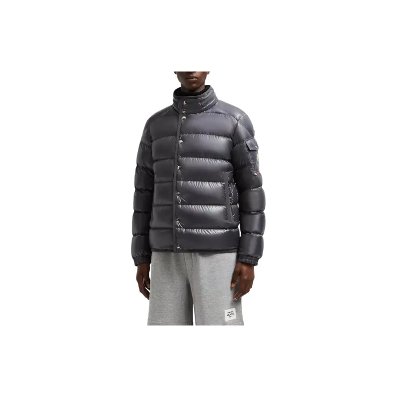 Moncler Gourette Zip Up Short Down Jacket-3
