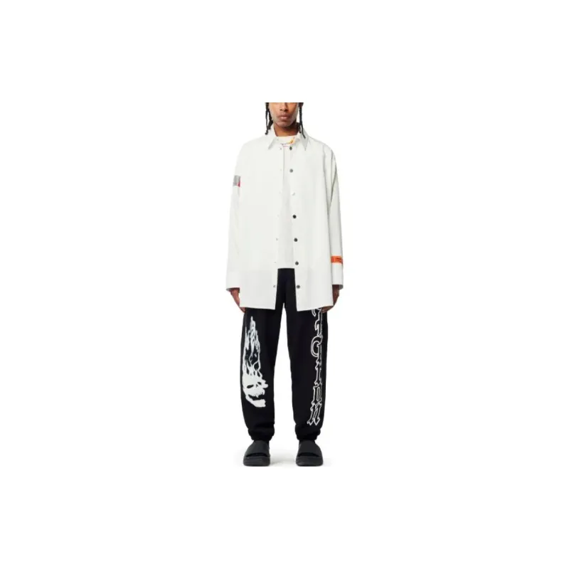 HERON PRESTON Knitted Sweatpants Men Black-2