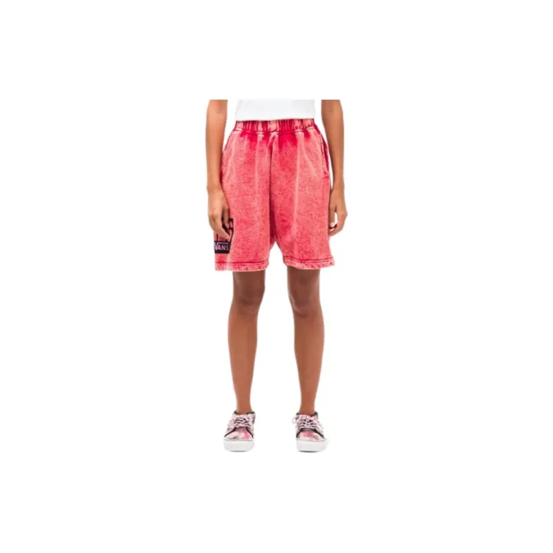 Aries X Vans Vault Fleece Shorts 'Red'-4