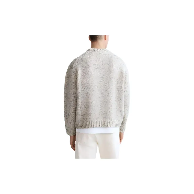 ZARA Sweaters Men Beige-2