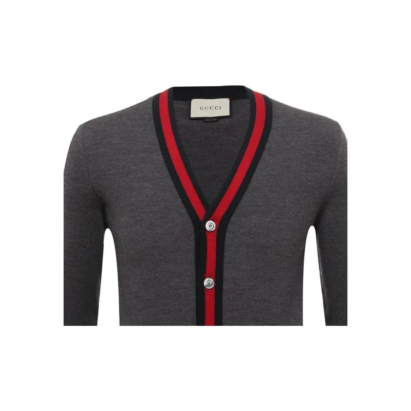 GUCCI Knitwear Men Dark Gray-5