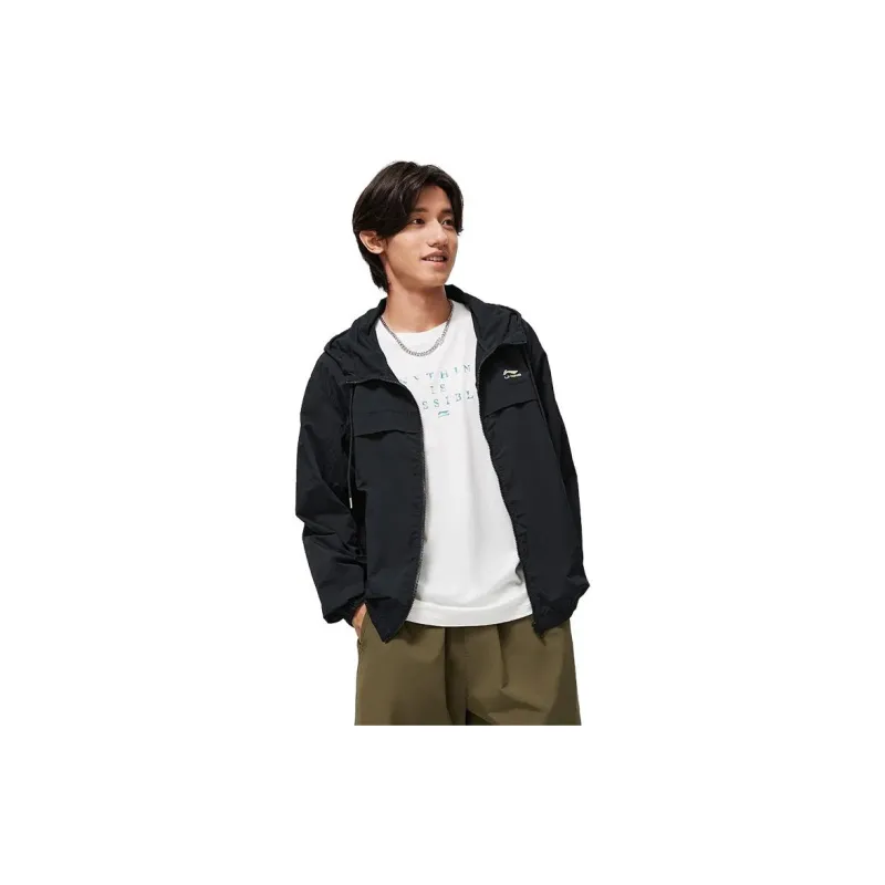 LiNing Sports Trend Series Jacket Men's Black-2