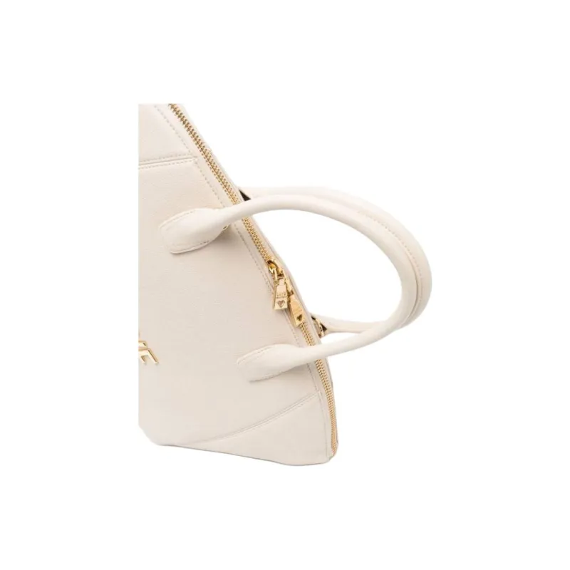 LOVE MOSCHINO Polyurethane Shoulder Bag Crossbody Bag Handbag Regular Women's Ivory White-3