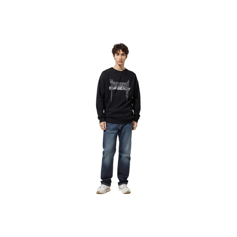 Burberry Graphic Logo Print Sweatshirt-3