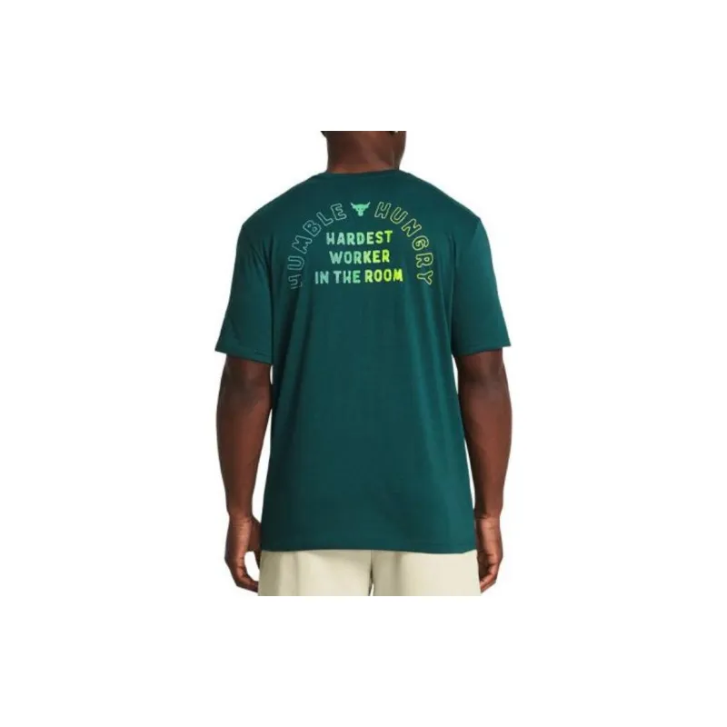 Under Armour UA Project Rock T Shirt Men's Aqua-3