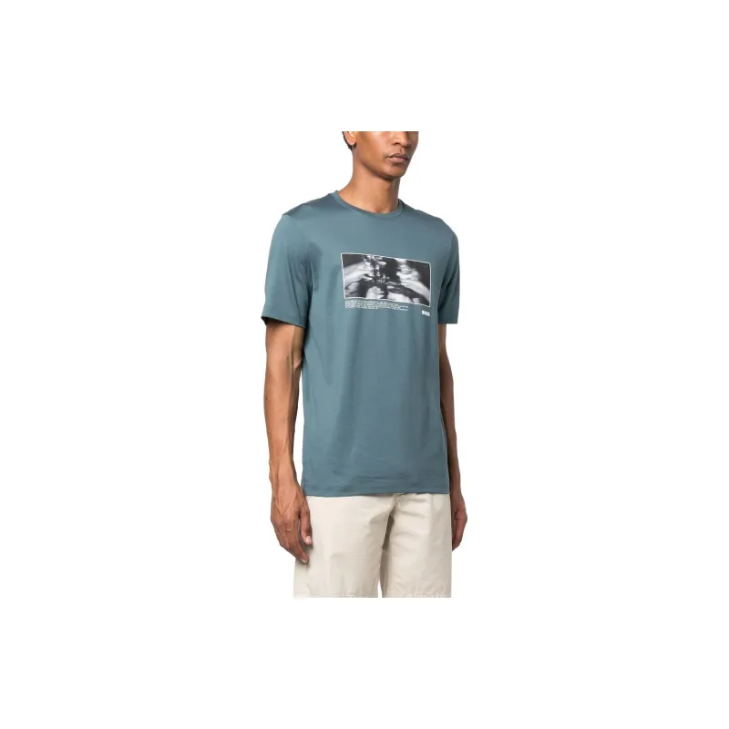 HUGO BOSS T Shirts Men Blue-3
