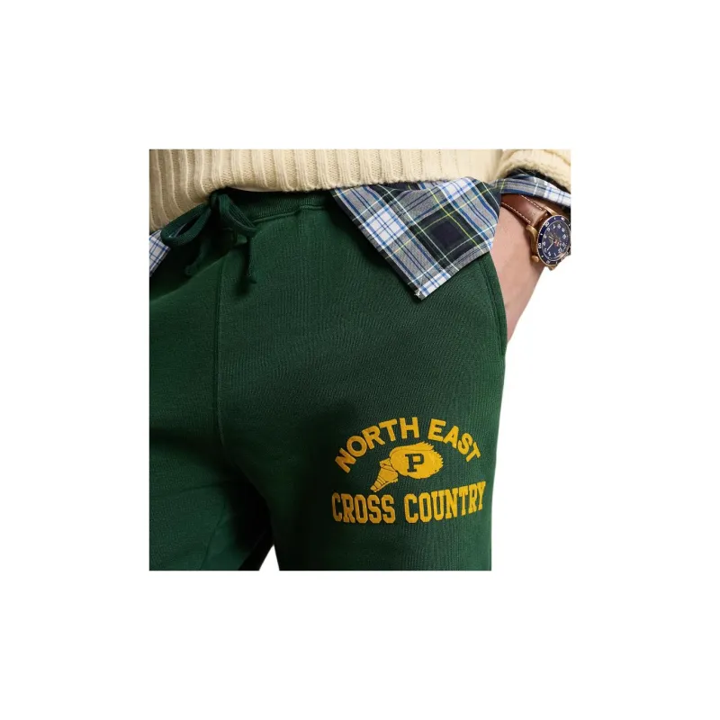 Polo Ralph Lauren SS24 Knitted Sports Pants Men's Moss Agate-4