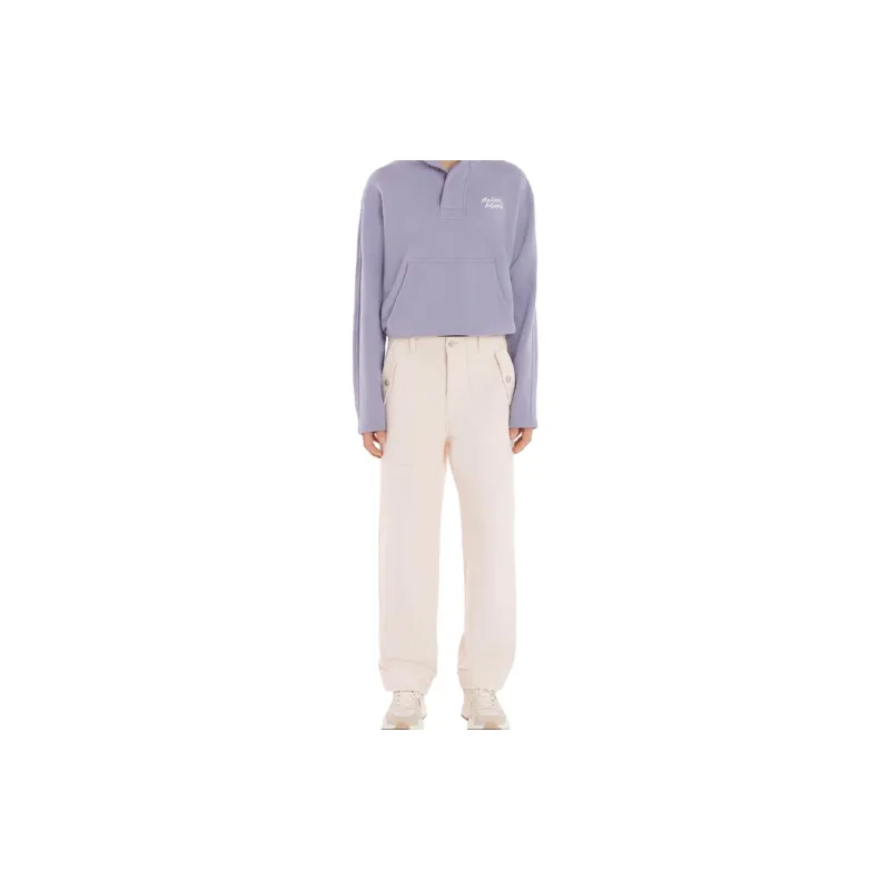 Maison Kitsune Logo Patch Straight Leg Jeans-2