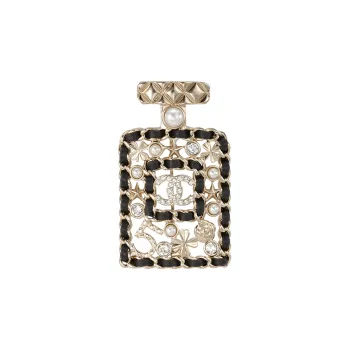CHANEL Brooches Women's Gold