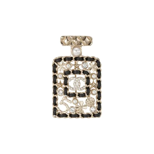 CHANEL Brooches Women's Gold