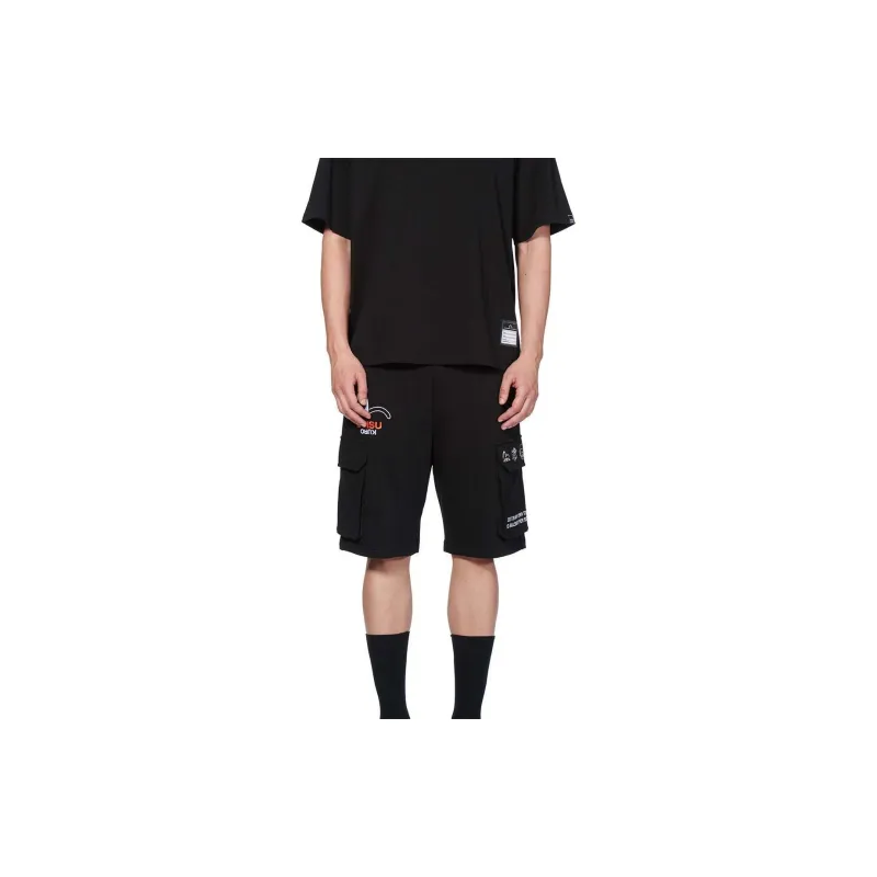 EVISU Cargo Shorts Men Black-2