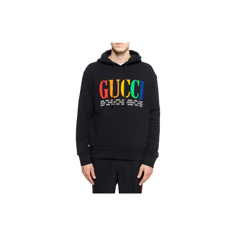 GUCCI Cities Hooded Sweatshirt-1