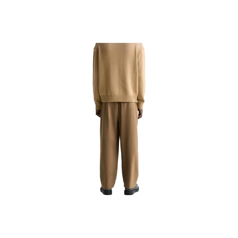 ZARA Suit Trousers Men Brown-3