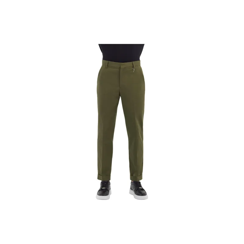 Roberto Cavalli SS24 Casual Pants Men's Green-2