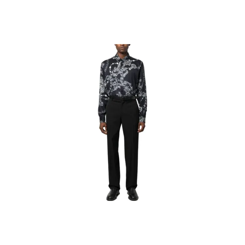 VERSACE JEANS COUTURE Chain Couture Printed Button Up Shirt-1